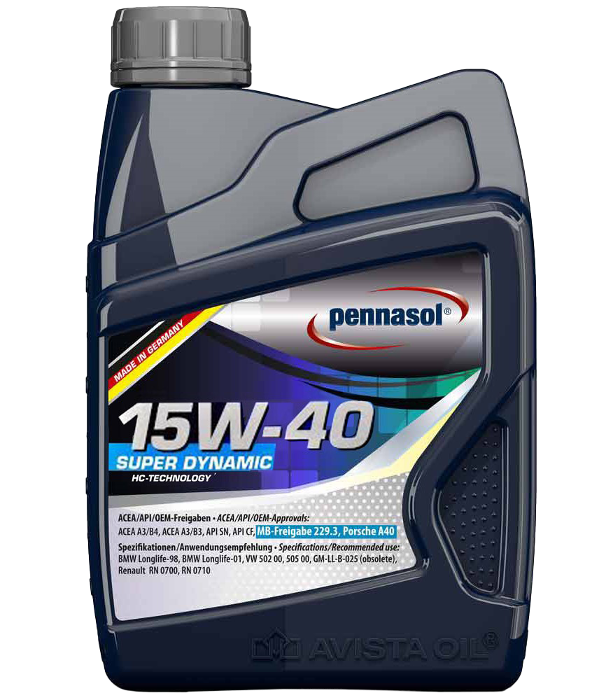 Моторное масло Pennasol Super Dynamic 15W-40, 1л (Pennasol: 150817)